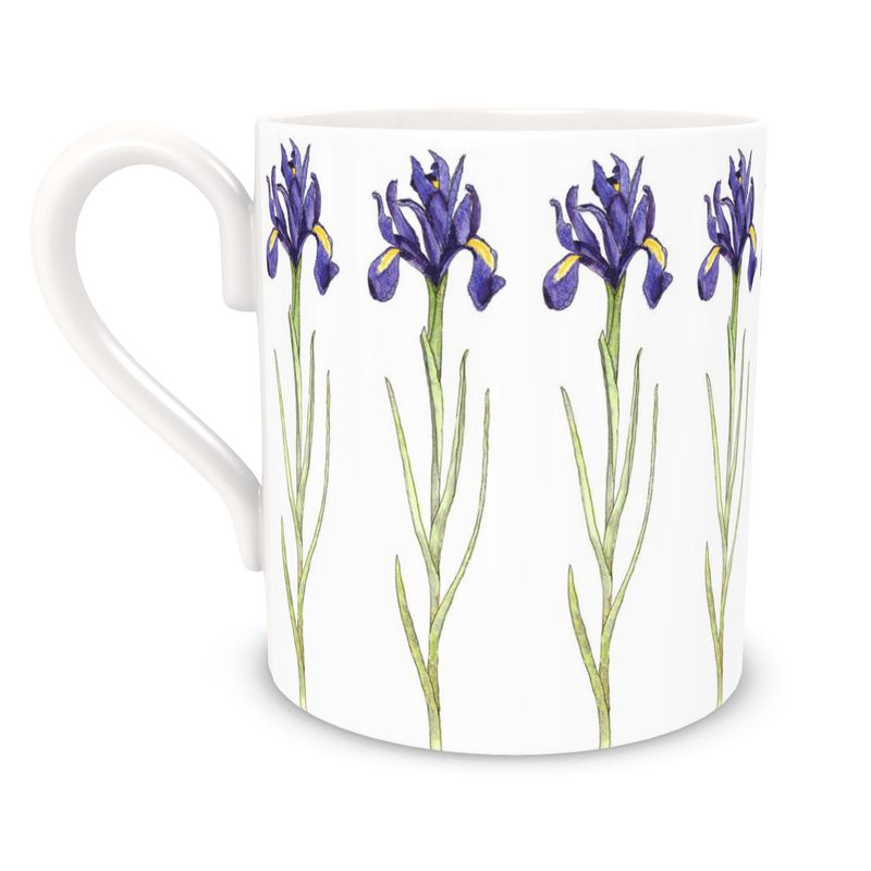 Fine China Mug - Standard size: Iris