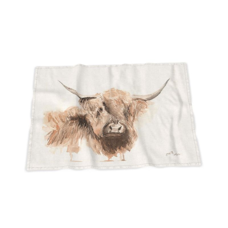 Tea Towel: Highland Cow