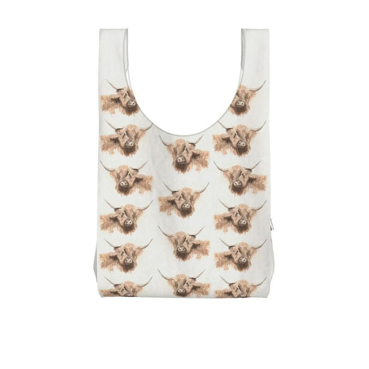 Parachute Shopping Bag: Highland Cow