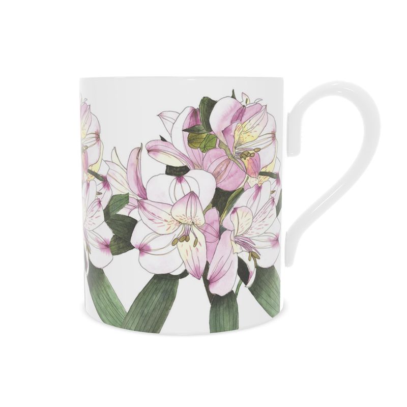 Fine China Mug - Standard size: Astromelia