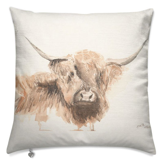 Cushion Cover: Highland Cow