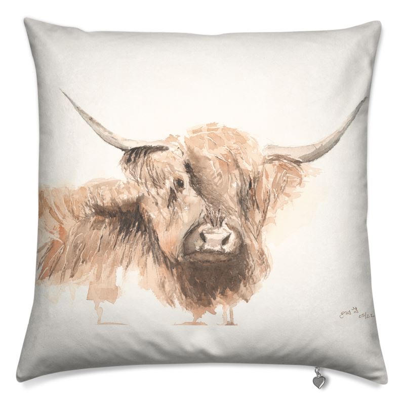Cushion Cover: Highland Cow